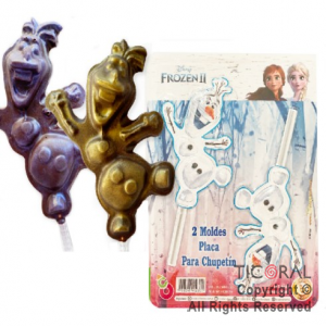 MOLDE PLACA PALETA FROZEN X 1